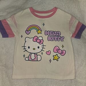 Hello Kitty Pink and Purple Crop Top